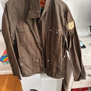 Fjallraven Dark Brown Military Jacket